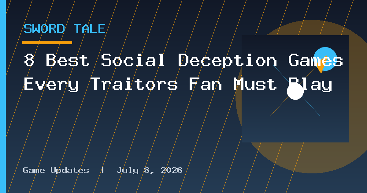 8 Best Social Deception Games Every Traitors Fan Must Play