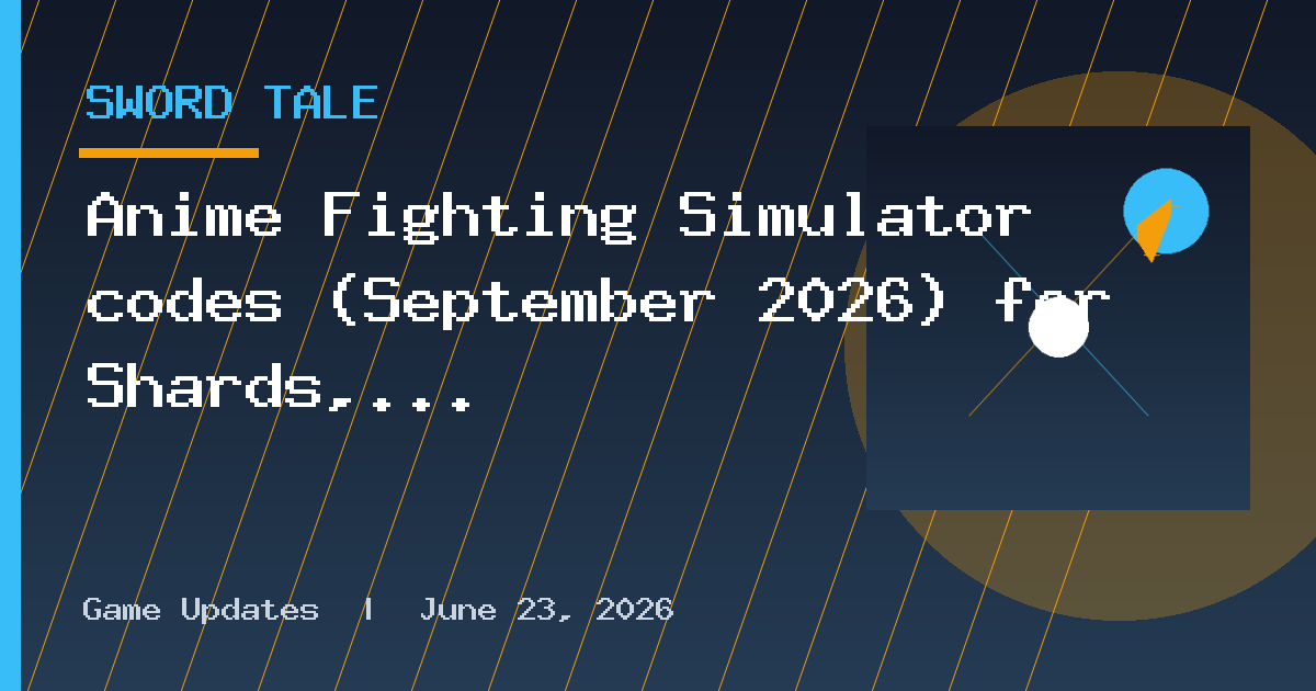 Anime Fighting Simulator codes (September 2026) for Shards, Boosts, and more