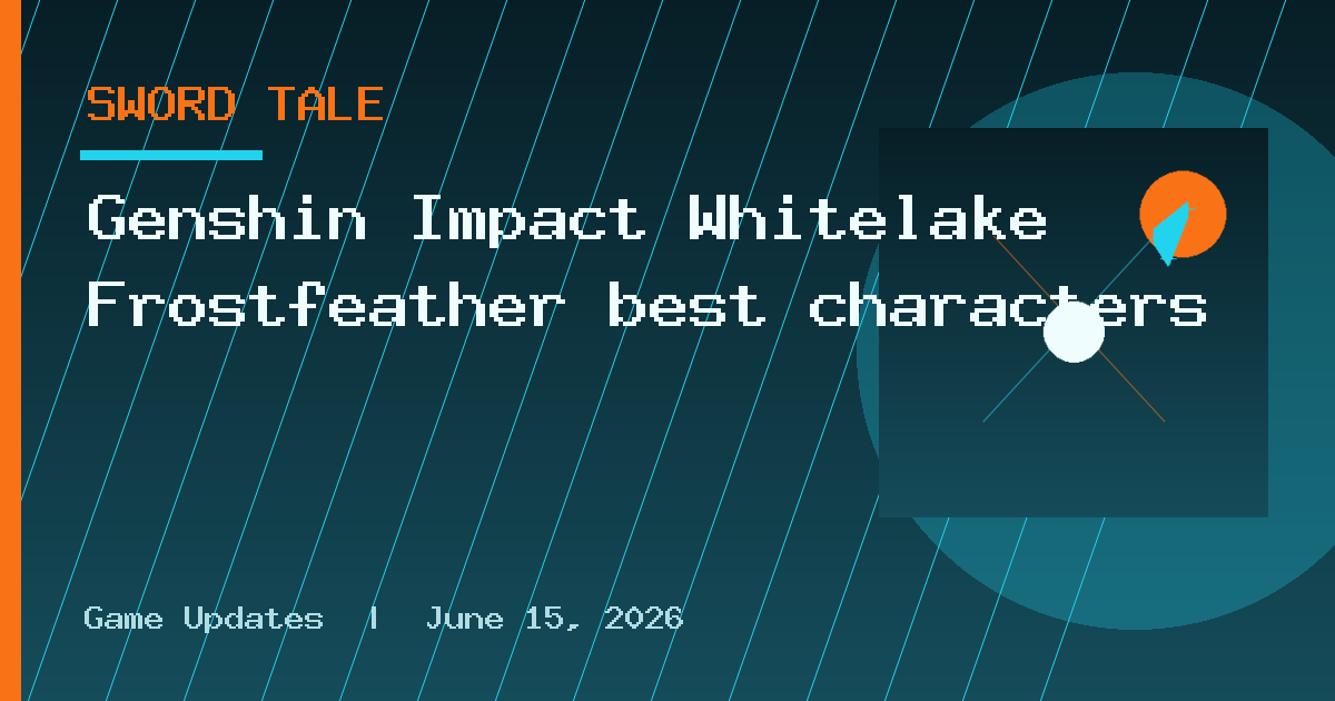 Genshin Impact Whitelake Frostfeather best characters