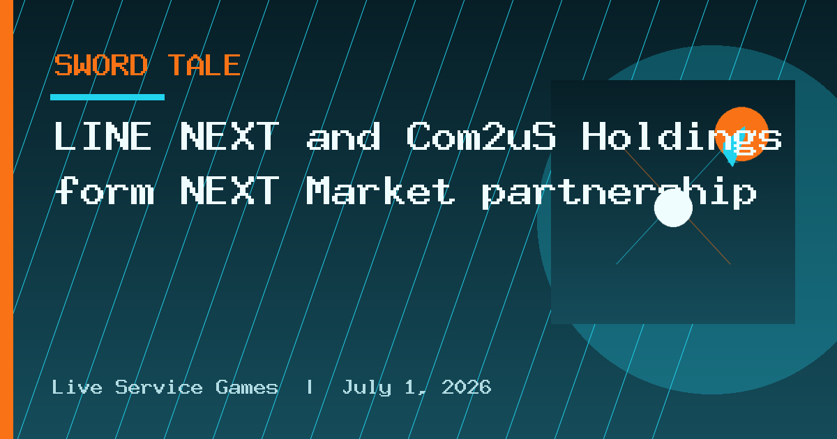 LINE NEXT and Com2uS Holdings form NEXT Market partnership
