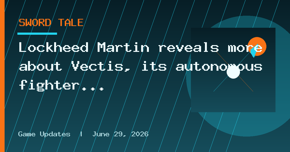 Lockheed Martin reveals more about Vectis, its autonomous fighter jet designed