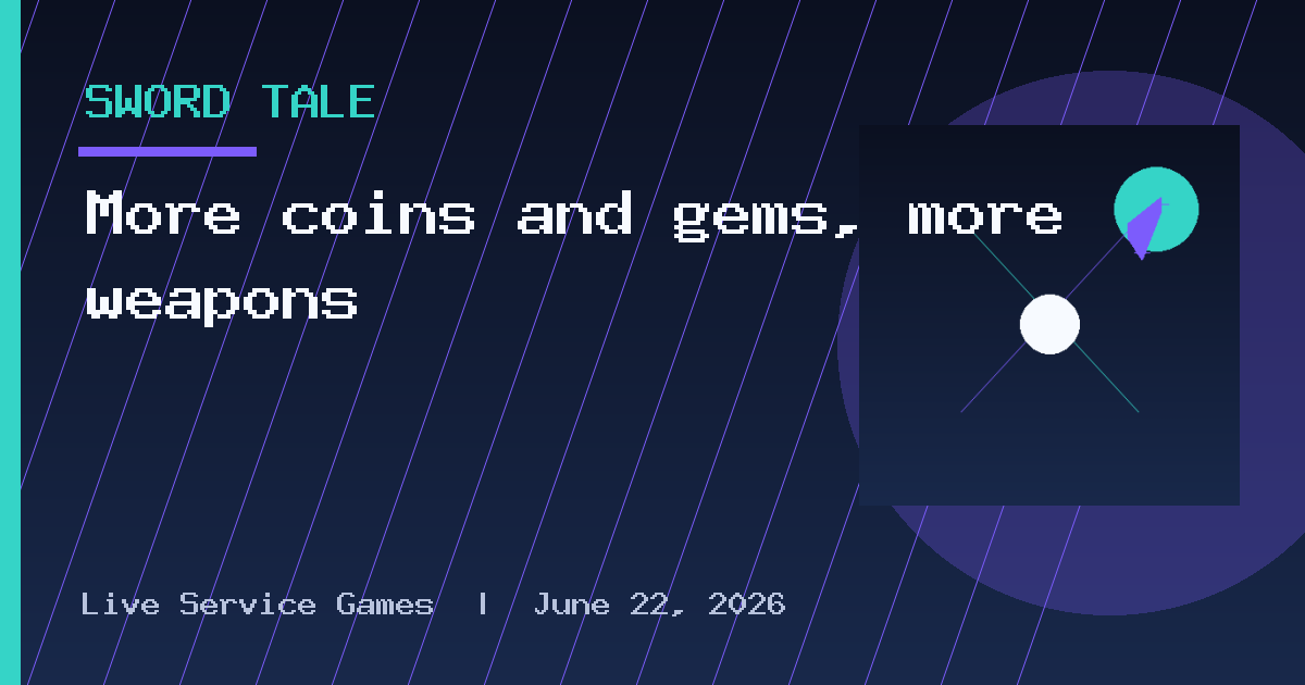 More coins and gems, more weapons