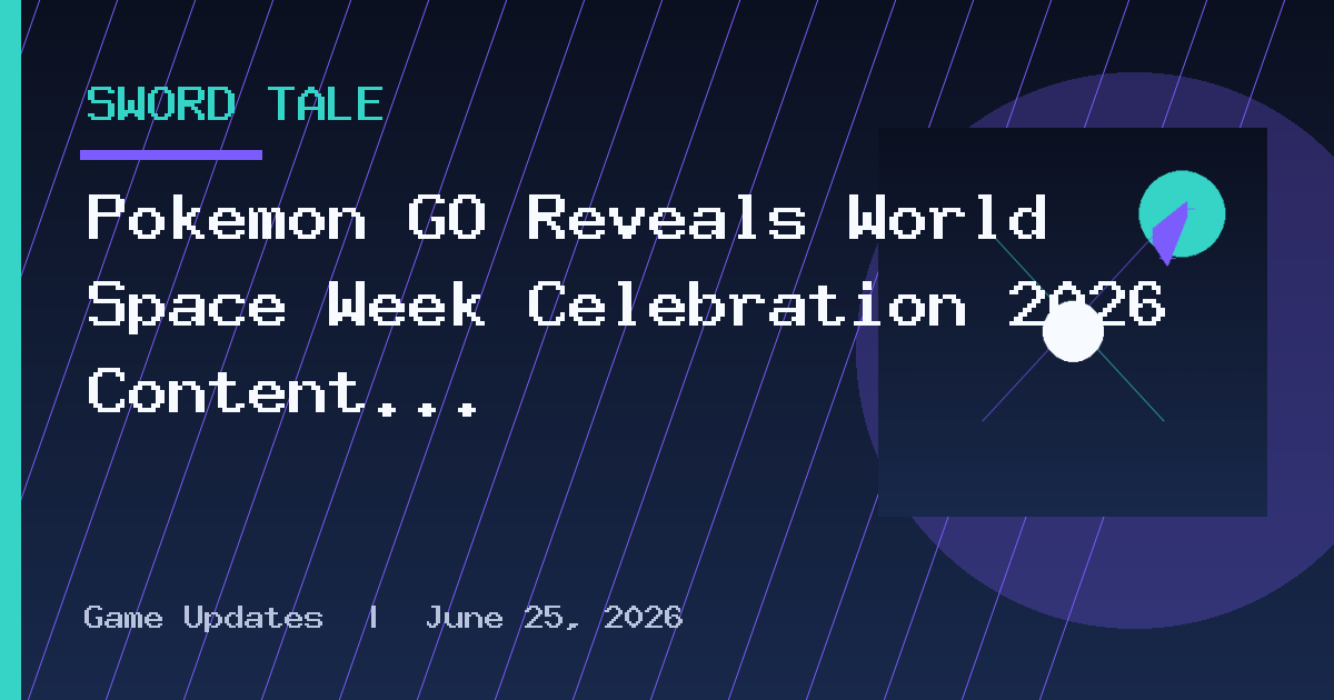 Pokémon GO Reveals World Space Week Celebration 2026 Content
