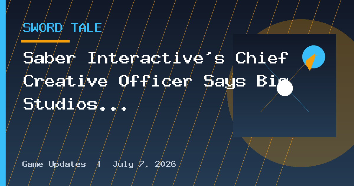 Saber Interactive’s Chief Creative Officer Says Big Studios Are Burning Cash