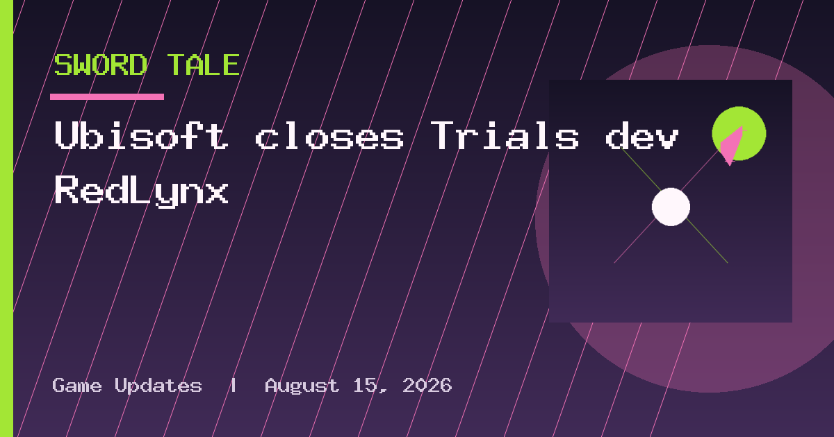 Ubisoft closes Trials dev RedLynx