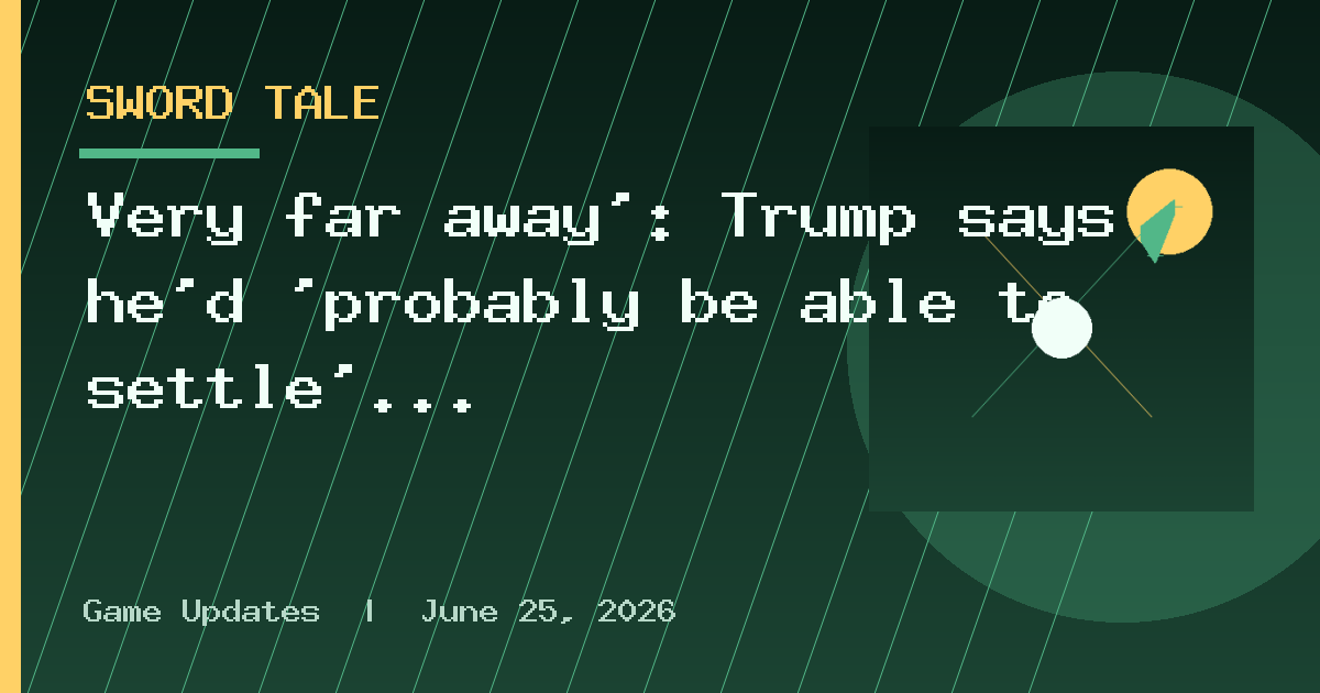 Very far away’: Trump says he’d ‘probably be able to settle’ a UK-Argentina