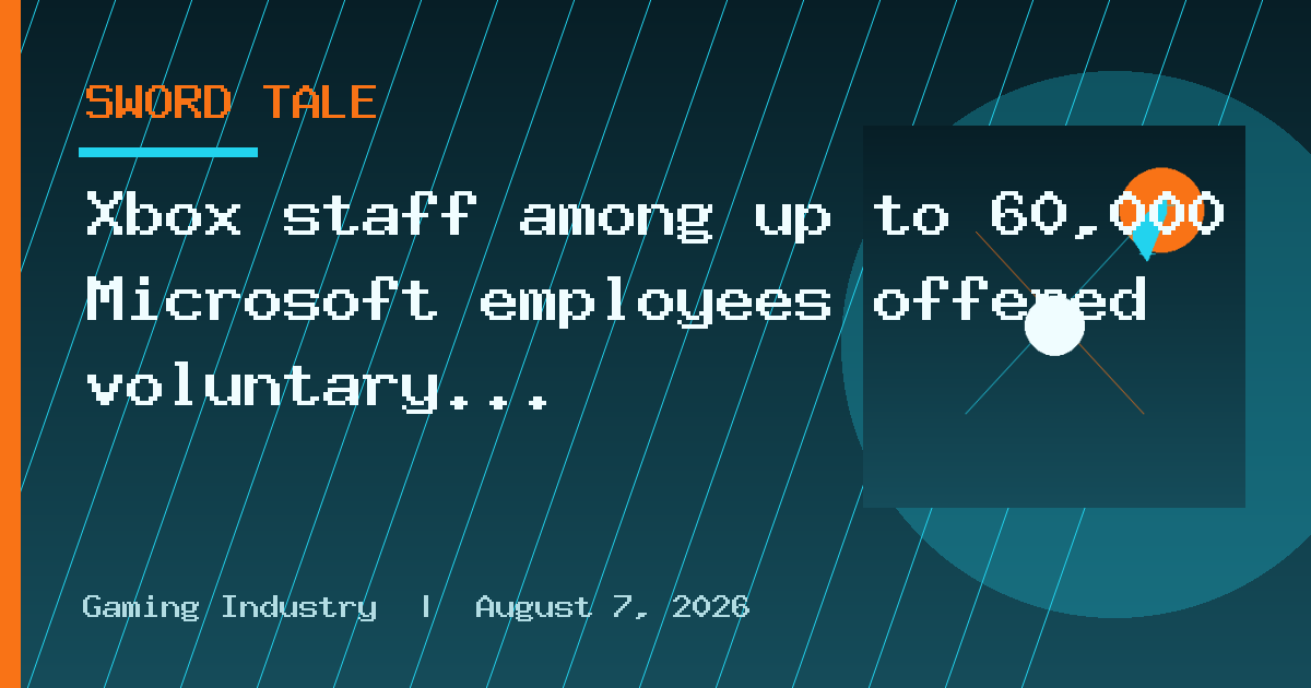 Xbox staff among up to 60,000 Microsoft employees offered voluntary exit